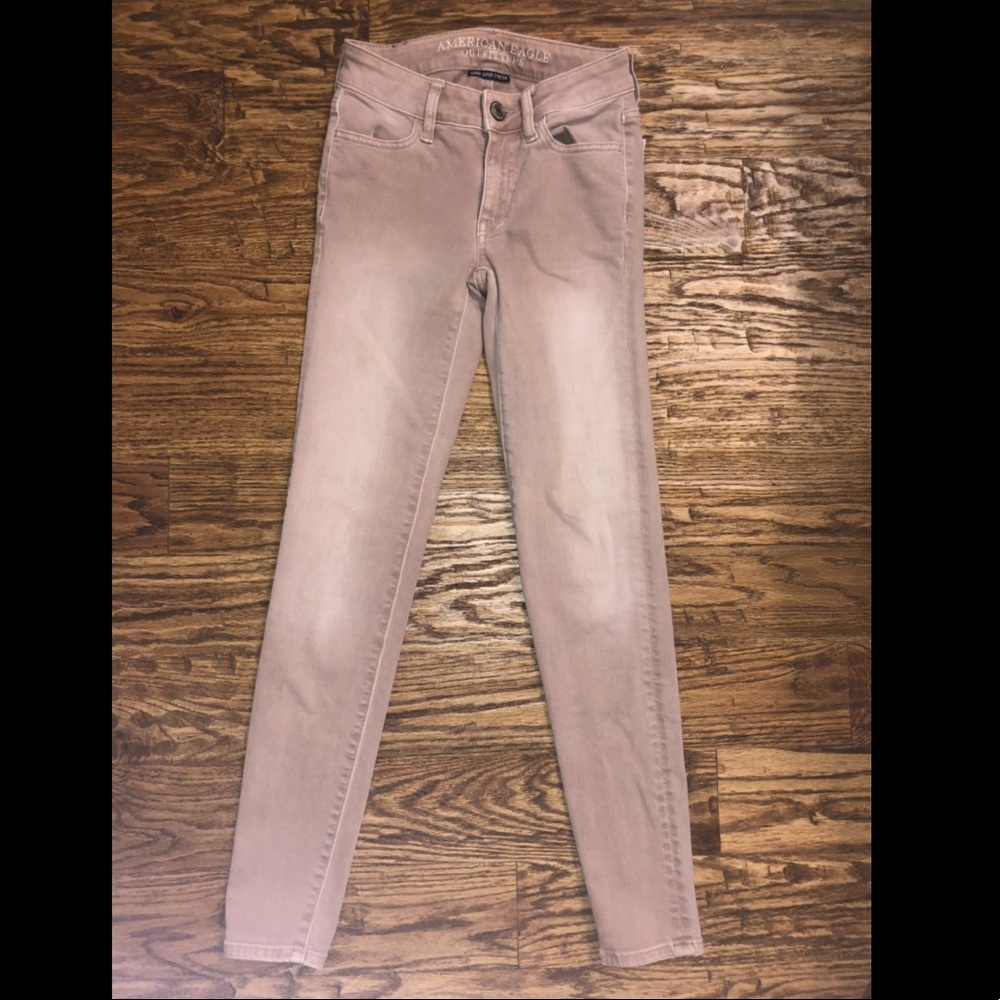 Blush Pink American Eagle Jeans
